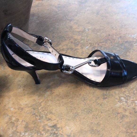 Coach Black Slingbacks Sandals - Picture 6 of 10